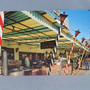 Vintage Postcard - Colorful Crab Stand San Francisco - Smith Novelty Co